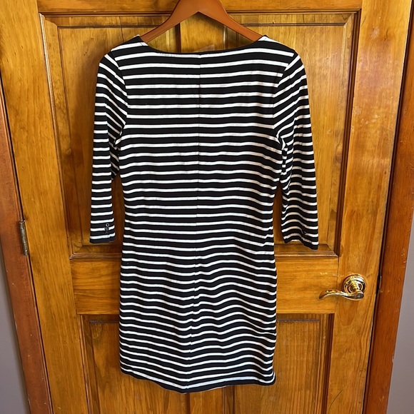 Old Navy Black & White Striped Dress - Size Small🖤🤍 - Picture 3 of 8